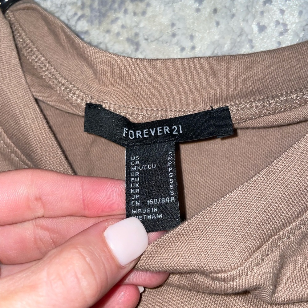 Tan tshirt bodysuit